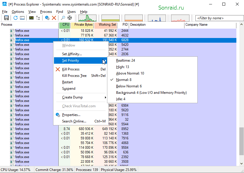 Process Explorer 17.13