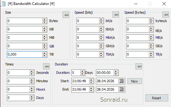 Bandwidth Calculator 0.3