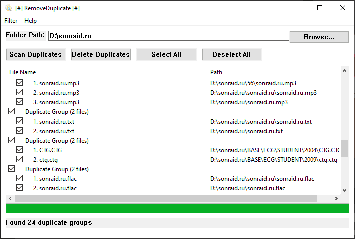 RemoveDuplicate 1.0.1