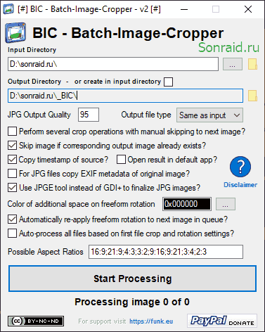 BIC (Batch-Image-Cropper) v2
