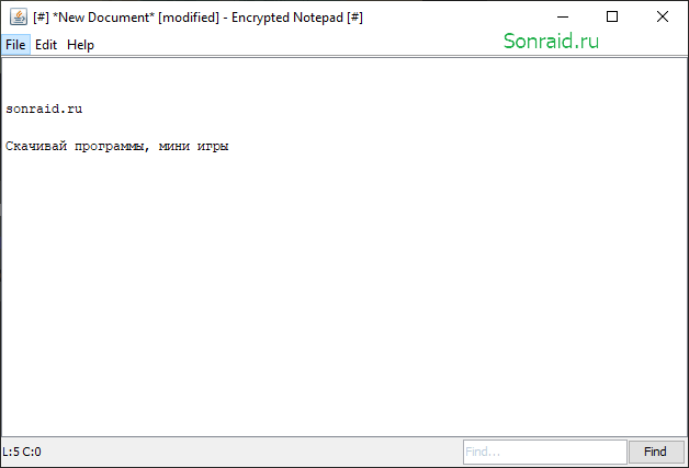 Encrypted Notepad 1.0
