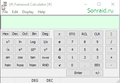 Fairwood Calculator 1.2