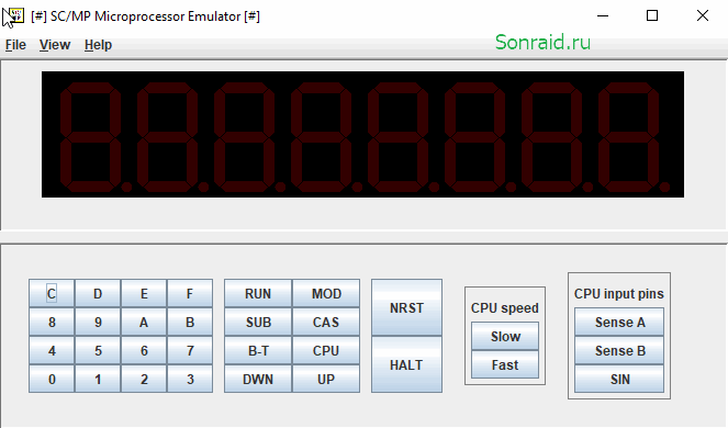 SC-MP Processor Emulator