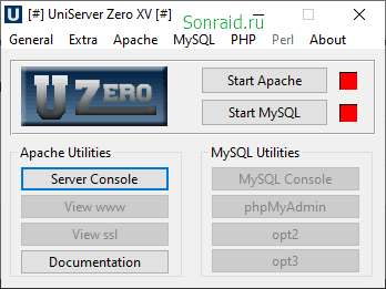 Uniform Server ZeroXV 15.0.2