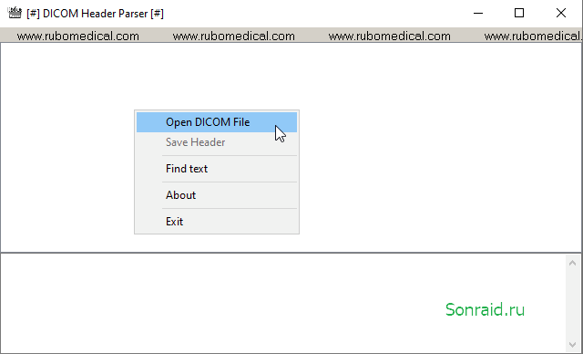 DICOM Header Parser