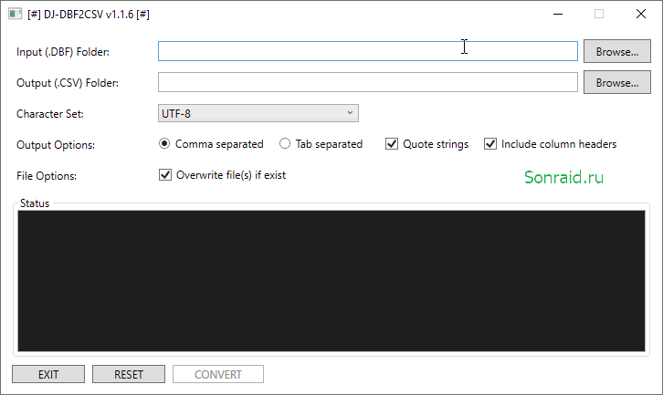 DJ-DBF2CSV 1.1.6