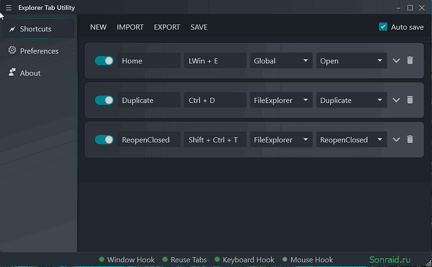 Explorer Tab Utility 2.5.0