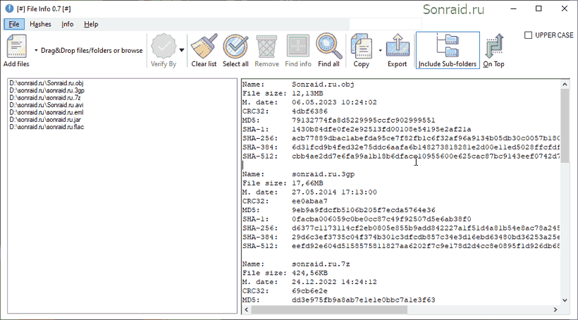 File Info 0.7.3.2