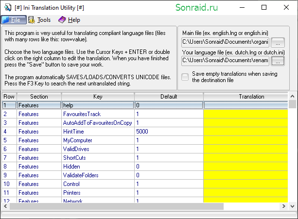 Ini Translation Utility 3.1.34