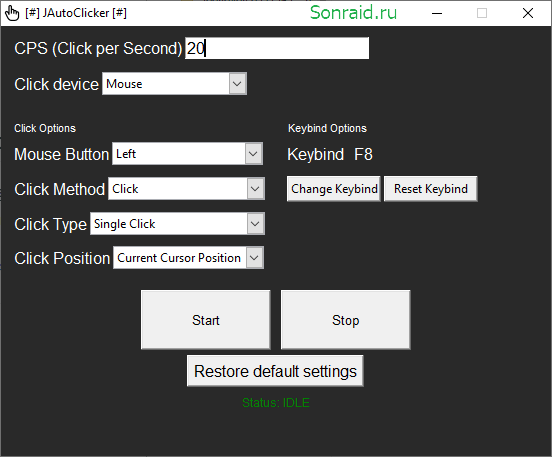 JAutoClicker 2.0.1