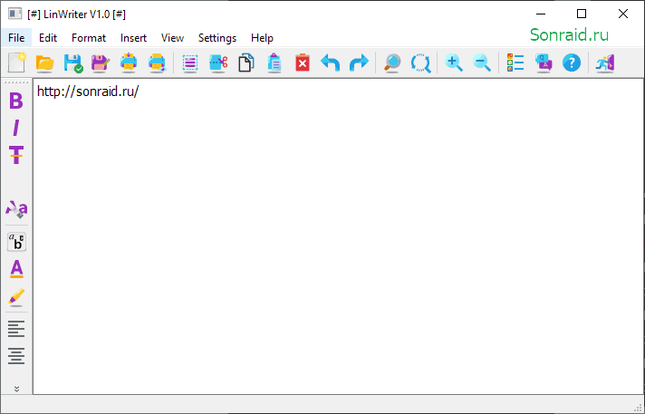 LinWriter 1.0