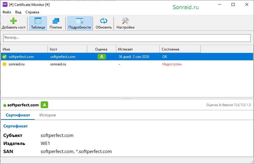 Certificate Monitor