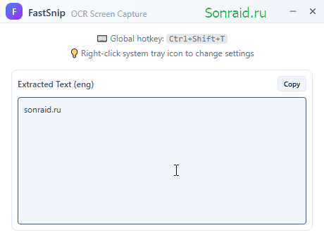 FastSnip 0.2.0