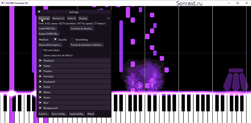 MIDI Visualizer 7.3