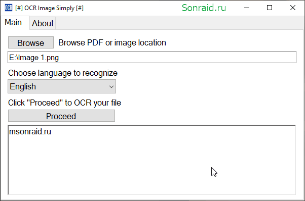 OCR Image Simply