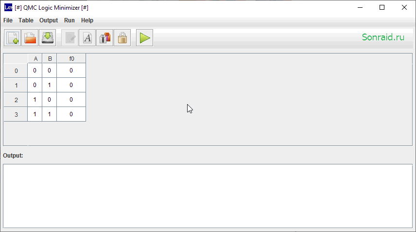 QMC Logic Minimizer 1.0