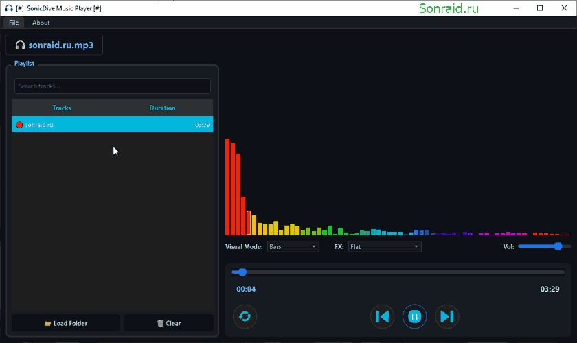 SonicDive Music Player 1.0