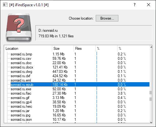 iFindSpace 1.0.1