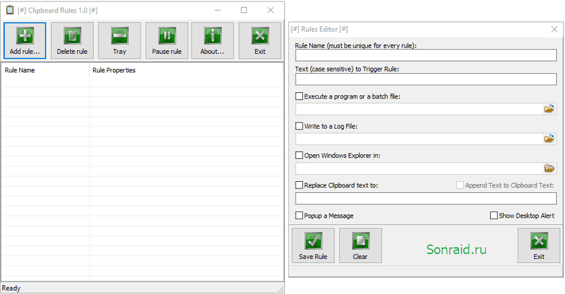 Clipboard Rules 1.1