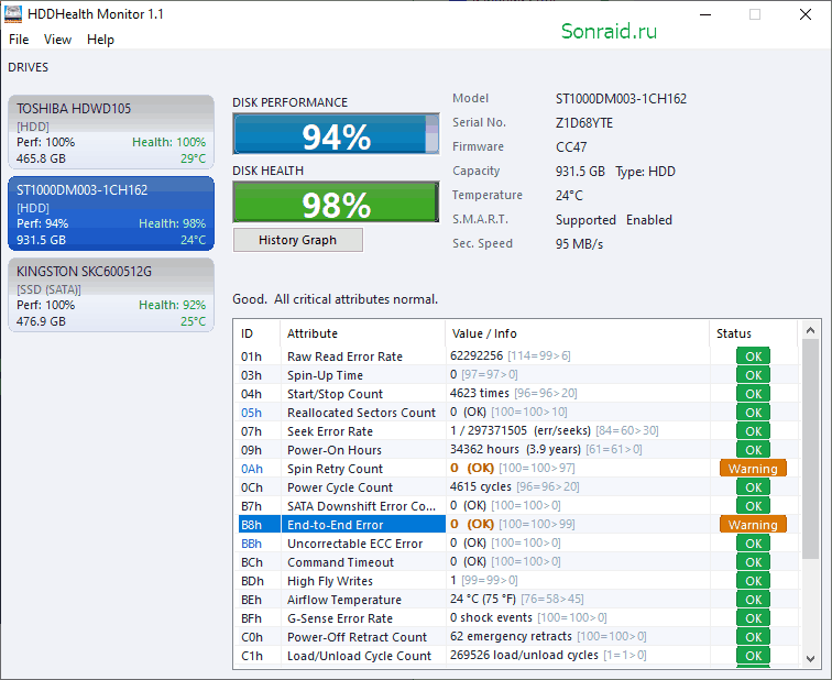 HDDHealth Monitor 1.1