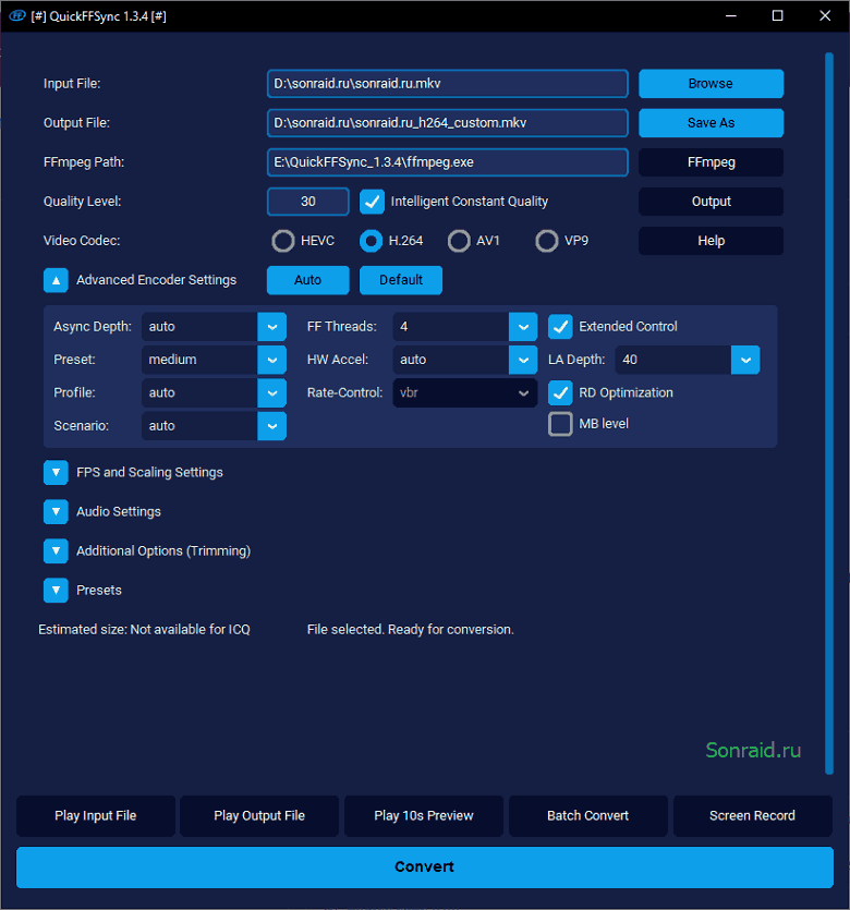 QuickFFSync 1.3.4