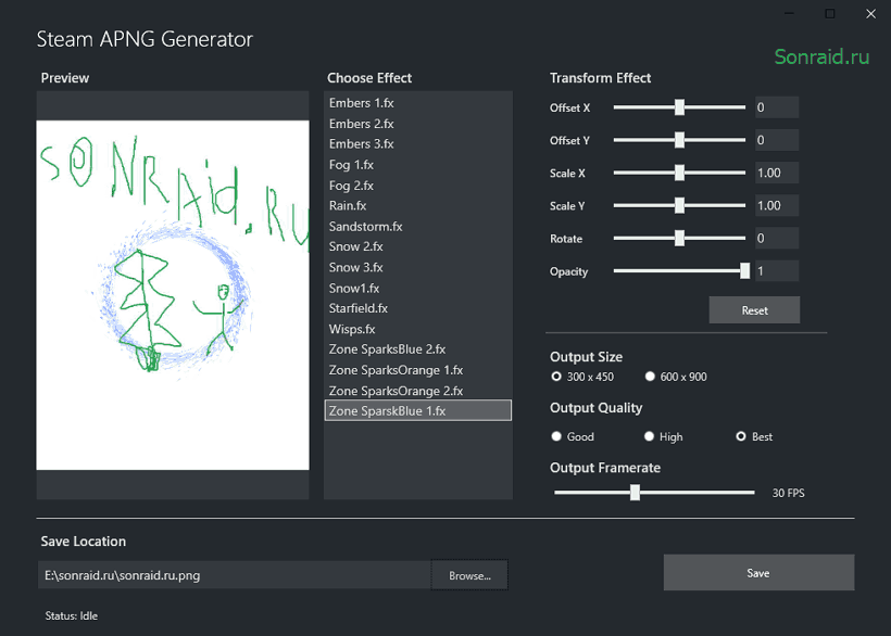 Steam APNG Generator 0.1.1