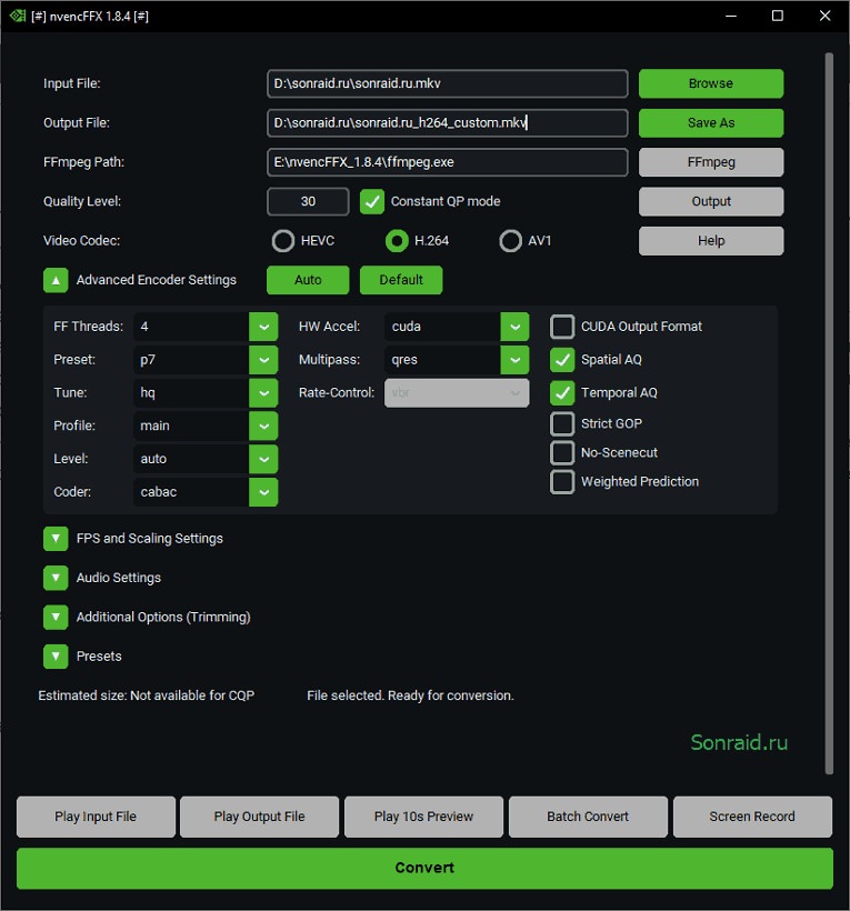 nvencFFX 1.8.4