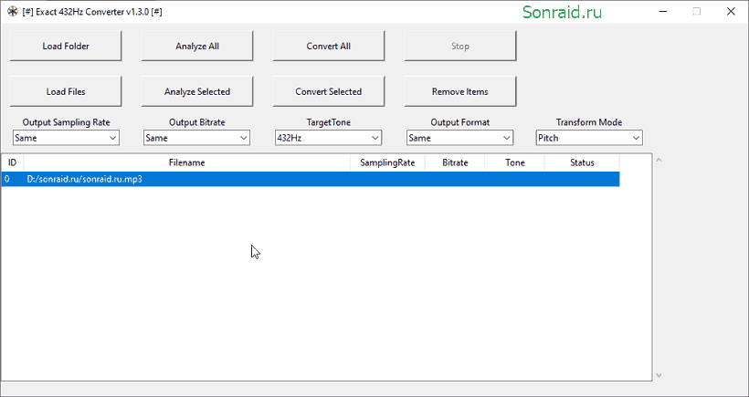 Exact 432Hz Converter 1.3.0