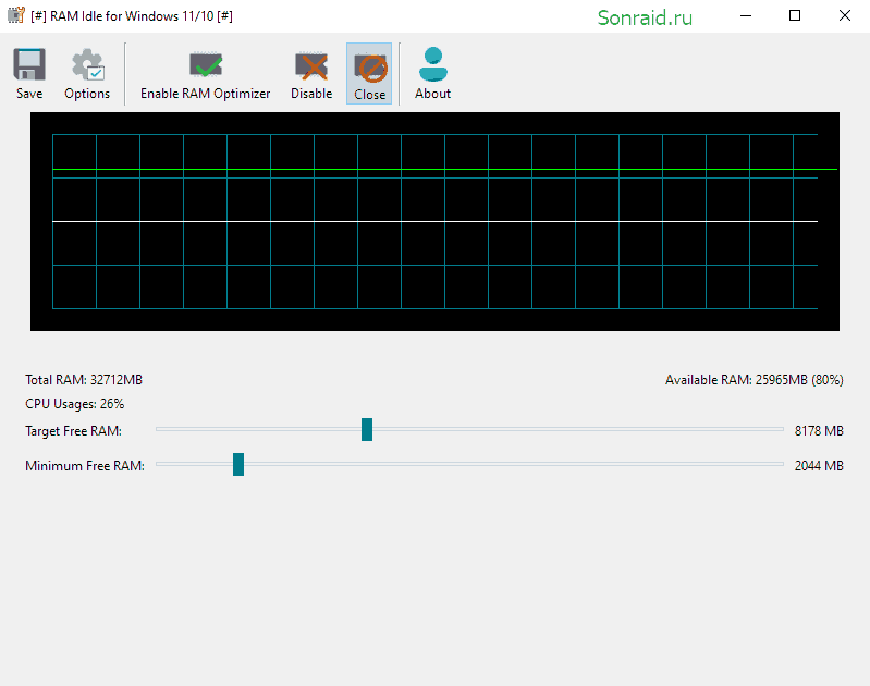 RAM Idle 1.0.0 Beta