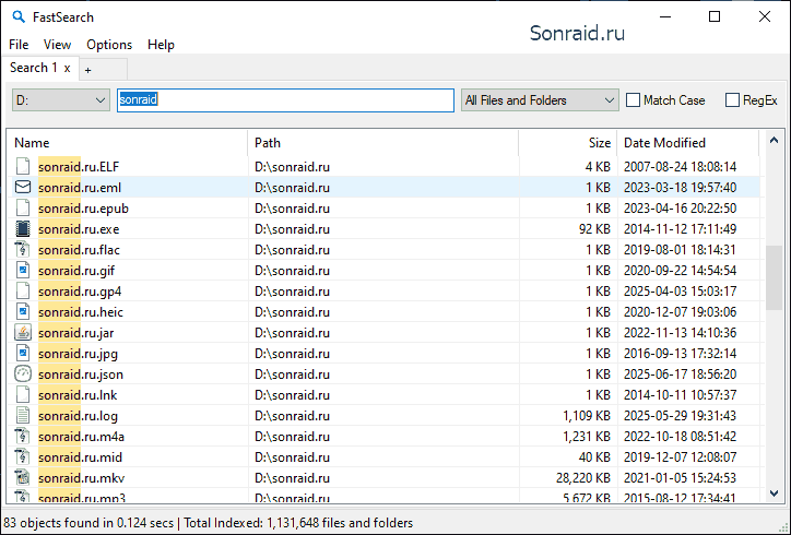 FastSearch 1.2.0