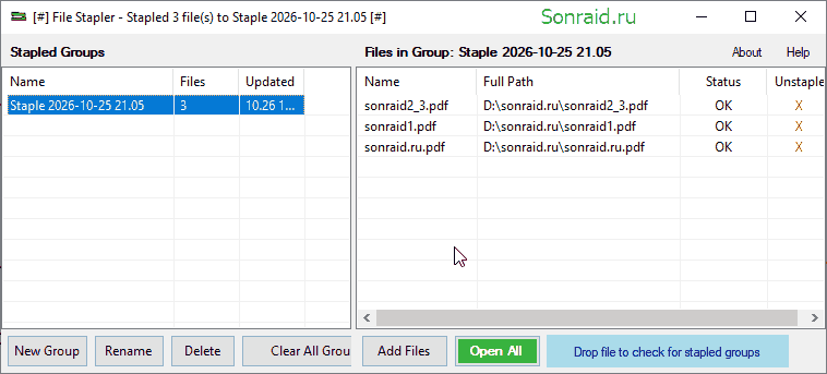 File Stapler 2.1.0