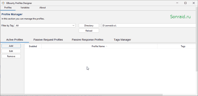 GBounty Profiles Designer 1.0.2