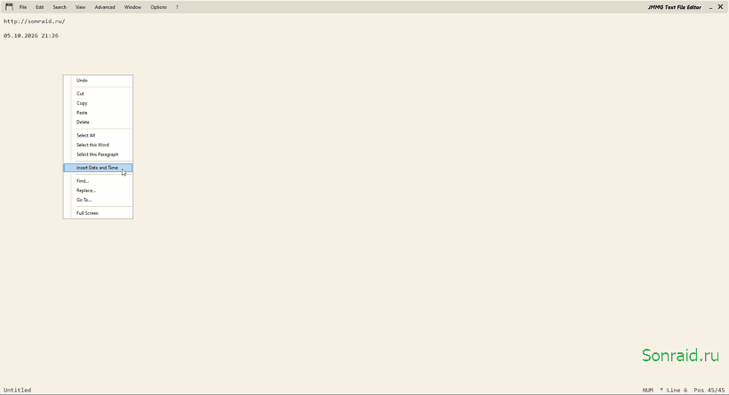 JMMG Text File Editor 2.0