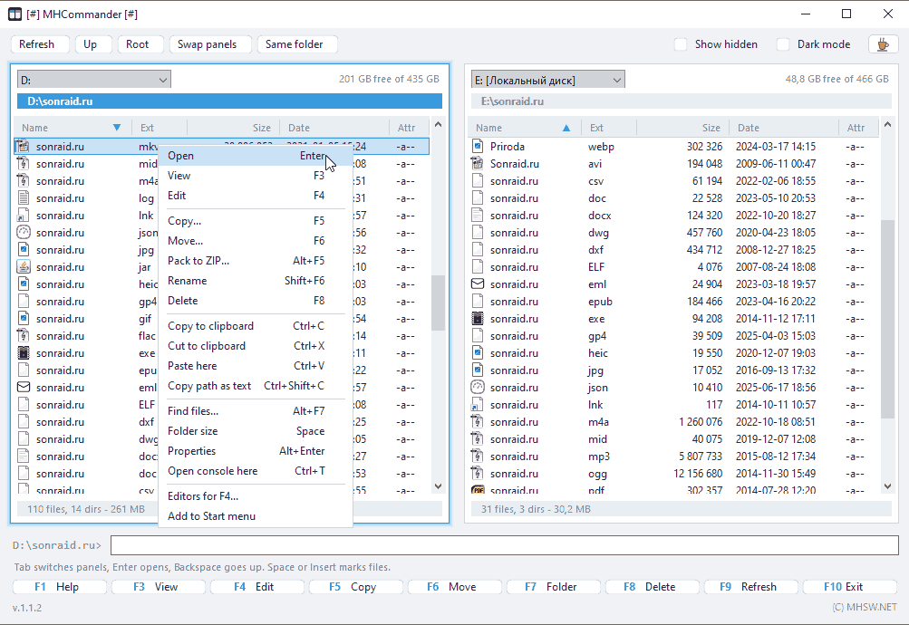 MHCommander 1.1.2