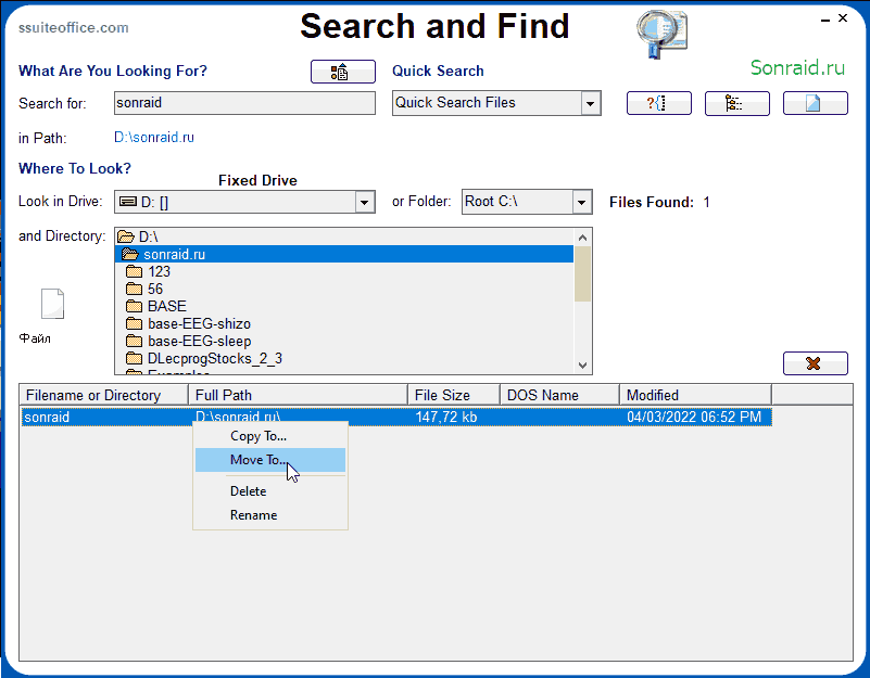 Search and Find 2.4.8.1