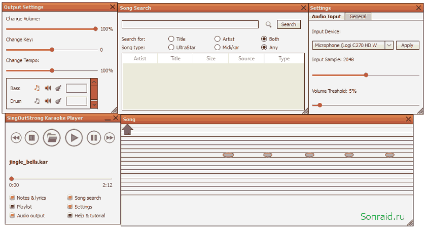 SingOutStrong Karaoke Player 0.8.2.51