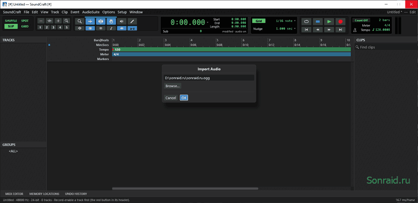 SoundCraft 0.4.0